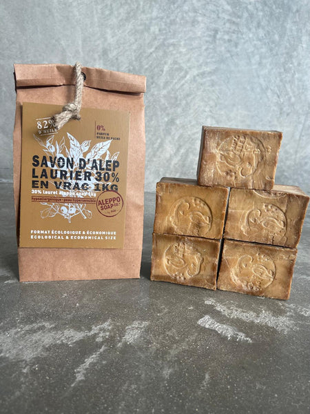 1 Kg Loose Olive and Laurel Oil Soap (30% Bay Tree Oil)