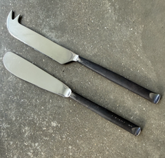 Cheese and Pate/Butter Knife Set - Burnished