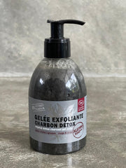 Exfoliating detox jelly with charcoal - (300 ml)