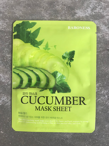 Cucumber Mask Sheet