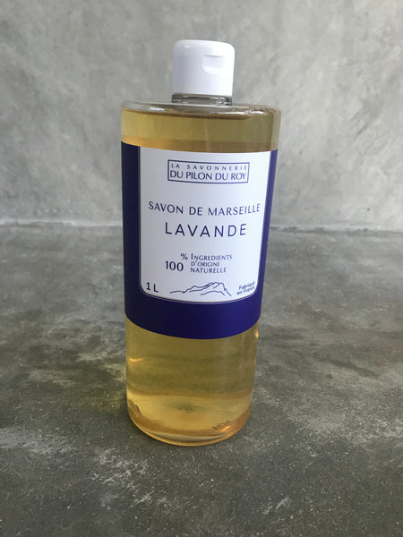 Marseille Liquid soap with Lavender Essential oil – with Olive Oil base