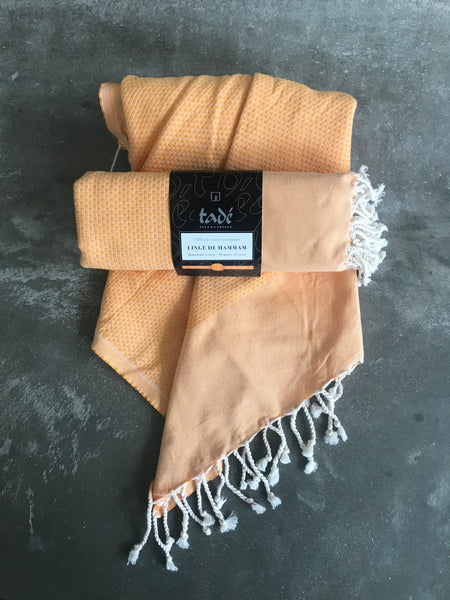 Cotton Hammam Towel (Orange)